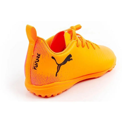 Vaikiški futbolo bateliai (turf) Puma Future 8 Play TT, oranžiniai