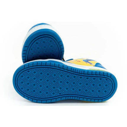 Vaikiški „Leomil“ sportiniai bateliai „Pokemon“, lengvi, su „velcro“ užsegimu ir LED lemputėmis, mėlyni