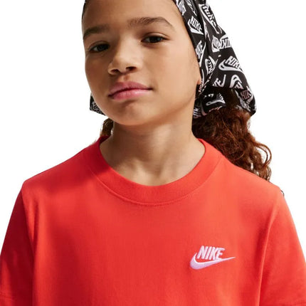 Vaikiški marškinėliai Nike Sportswear, oranžiniai, FZ5177 842
