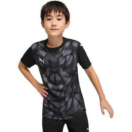 Vaikiški marškinėliai Puma Team Ultimate Jersey, juodi, 706282 03