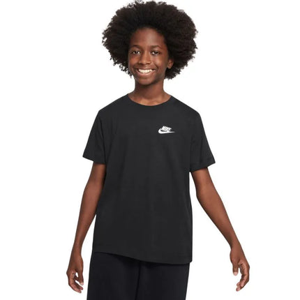 Vaikiški „Nike Sportswear“ marškinėliai, juodi, FZ5177 010