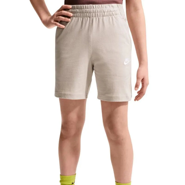 Vaikiški šortai Nike Sportswear Club, kreminės spalvos, FZ5512 236