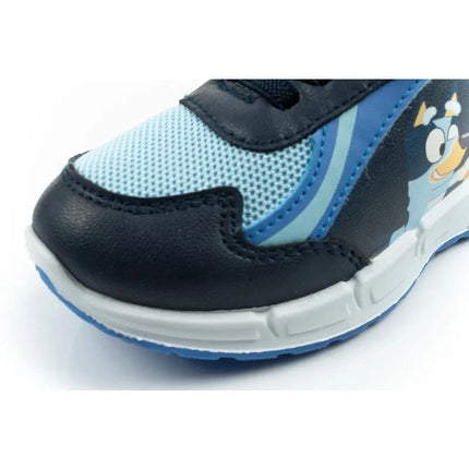 Vaikiški sportiniai bateliai Leomil Bluey su LED lemputėmis ir lipdukais