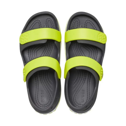 Vaikiškos basutės Crocs Crocband Cruiser, grafito ir geltonos spalvos, 209423 1NJ