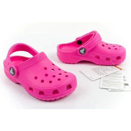 Vaikiškos klumpės Crocs Classic Clog T, rožinės, patogios ir stilingos