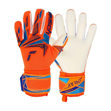 Vaikiškos vartininko pirštinės Reusch Attrakt Freegel Advance, oranžinės, 5672035 2290