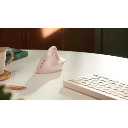 Vertikali pelė Logitech Lift, rožinė