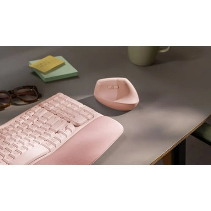 Vertikali pelė Logitech Lift, rožinė