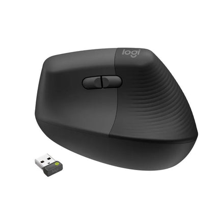 Vertikali verslo pelė Logitech Lift, juoda