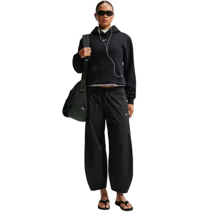 Vidutinio svorio moteriškas džemperis Nike Studio Fleece, juodas, IM8100 001