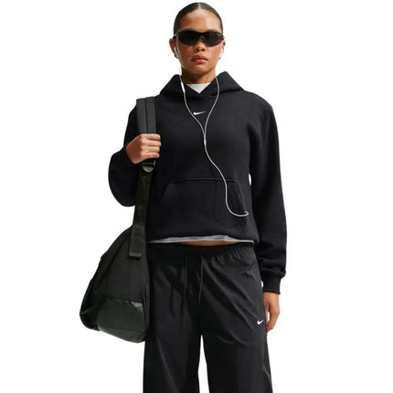 Vidutinio svorio moteriškas džemperis Nike Studio Fleece, juodas, IM8100 001