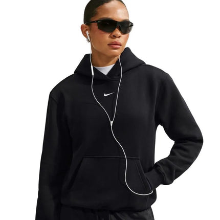 Vidutinio svorio moteriškas džemperis Nike Studio Fleece, juodas, IM8100 001