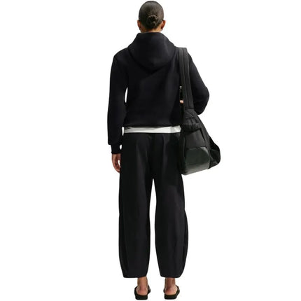 Vidutinio svorio moteriškas džemperis Nike Studio Fleece, juodas, IM8100 001