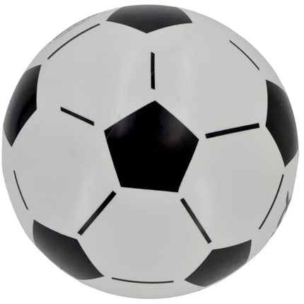 VINILINIS FUTBOLO KAMUOLYS BORUŽĖLĖ JUODAS IR BALTAS 23CM 85G ENERO