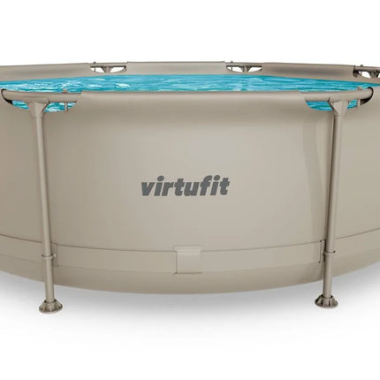 VIRTUFIT APVALUS BASEINAS 244 CM SU FILTRO SIURBLIU, SMĖLINIS