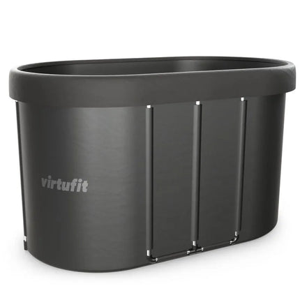 VIRTUFIT OVALI LEDO VONIA 500 LITRŲ ANTRACITO SPALVOS SU PRIEDAIS
