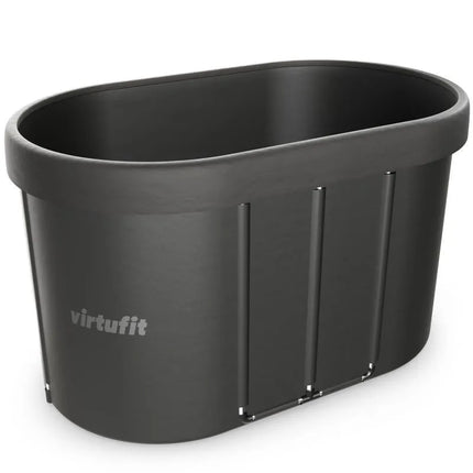 VIRTUFIT OVALI LEDO VONIA 500 LITRŲ ANTRACITO SPALVOS SU PRIEDAIS