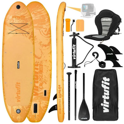 VIRTUFIT SUP LENTĖ CRUISER 305 SU SĖDYNE IR PRIEDAIS, ORANŽINĖ