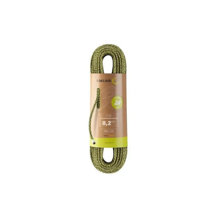 Virvė EDELRID Starling Protect Eco Dry 8.2mm 70m, geltona-naktinė