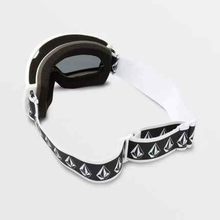 Volcom MIGRATIONS WHITE RERUN/SILVER CHROME snieglenčių akiniai (VG0022116)