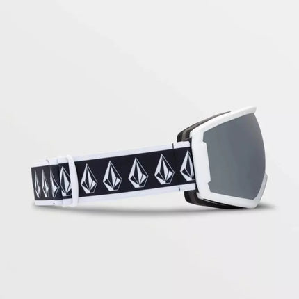 Volcom MIGRATIONS WHITE RERUN/SILVER CHROME snieglenčių akiniai (VG0022116)