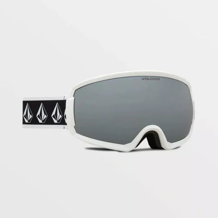 Volcom MIGRATIONS WHITE RERUN/SILVER CHROME snieglenčių akiniai (VG0022116)