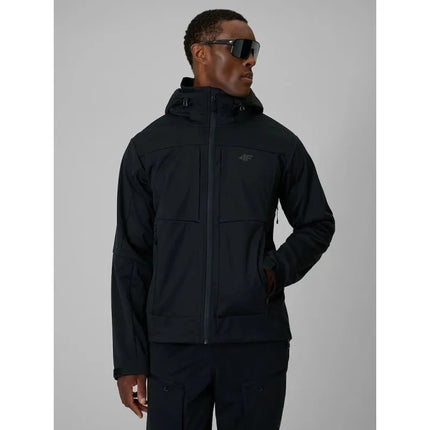 Vyriška „softshell“ striukė 4F 4FWSS26TSOFM563-20S su vėjui atsparia 8000 membrana