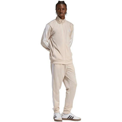 Vyriškas „adidas Dayready“ sportinis kostiumas, smėlio spalvos, KR5358