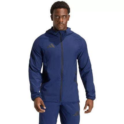 Vyriškas adidas Tiro 26 Kelioninė Vėjo Striukė Tamsiai Mėlyna KD3334