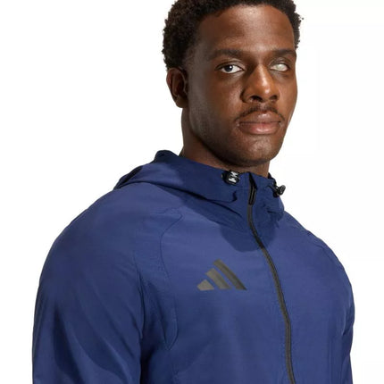 Vyriškas adidas Tiro 26 Kelioninė Vėjo Striukė Tamsiai Mėlyna KD3334