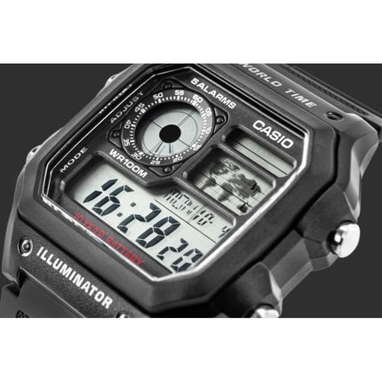 Vyriškas laikrodis CASIO AE-1200WH-1AVEF + DĖŽUTĖ
