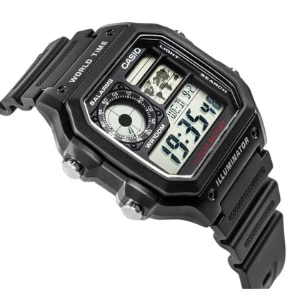 Vyriškas laikrodis CASIO AE-1200WH-1AVEF + DĖŽUTĖ