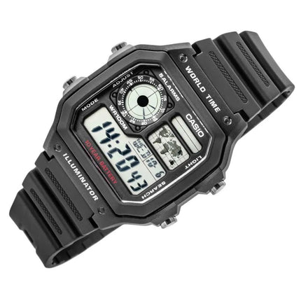 Vyriškas laikrodis CASIO AE-1200WH-1AVEF + DĖŽUTĖ