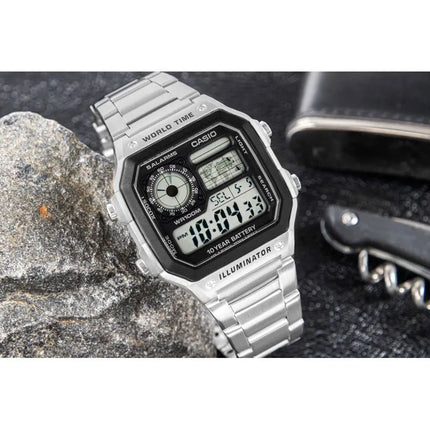 Vyriškas laikrodis CASIO AE-1200WHD-1AVEF + DĖŽUTĖ