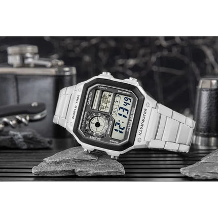 Vyriškas laikrodis CASIO AE-1200WHD-1AVEF + DĖŽUTĖ