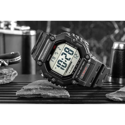 Vyriškas laikrodis CASIO AE-1600H-1AVEF + DĖŽUTĖ