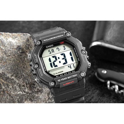 Vyriškas laikrodis CASIO AE-1600H-1AVEF + DĖŽUTĖ
