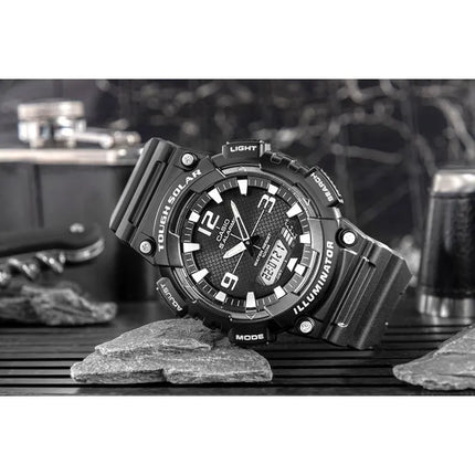 Vyriškas laikrodis CASIO SOLAR AQ-S810W-1AVEF + dėžutė