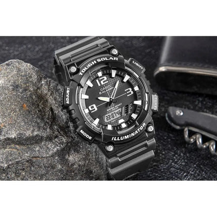 Vyriškas laikrodis CASIO SOLAR AQ-S810W-1AVEF + dėžutė