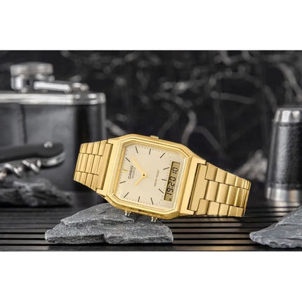 Vyriškas laikrodis CASIO VINTAGE AQ-230GA-9DMQYES + dėžutė