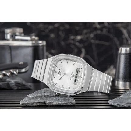 Vyriškas laikrodis CASIO VINTAGE AQ-240E-7AEF + dėžutė