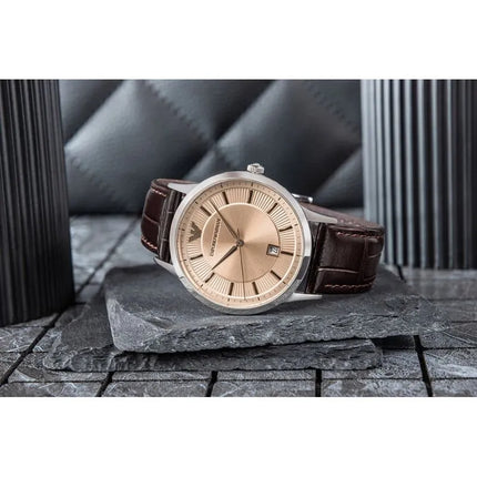 Vyriškas laikrodis EMPORIO ARMANI Renato AR11783 + DĖŽUTĖ