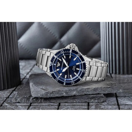 Vyriškas laikrodis EMPORIO ARMANI World Explorer AR11697 + DĖŽUTĖ
