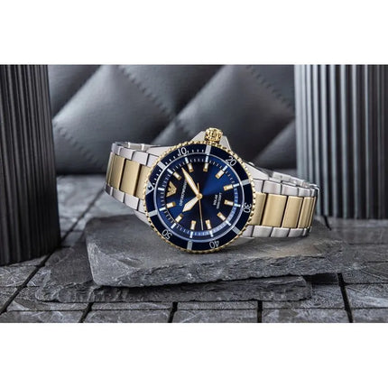Vyriškas laikrodis EMPORIO ARMANI World Explorer AR11738 + DĖŽUTĖ