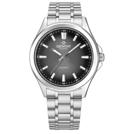 Vyriškas laikrodis Giewont Elegance Sapphire Silver Black GW5160-B2
