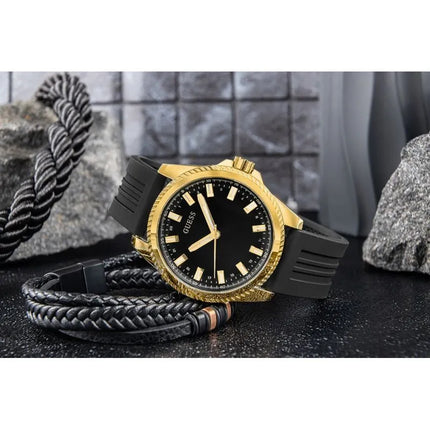 Vyriškas laikrodis Guess Champ GW0639G2 + DĖŽUTĖ