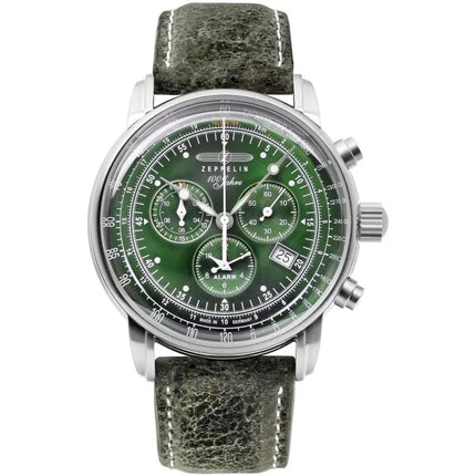 Vyriškas laikrodis ZEPPELIN 100 Years Chronograph 8680-4 + DĖŽUTĖ