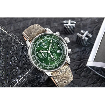 Vyriškas laikrodis ZEPPELIN 100 Years Chronograph 8680-4 + DĖŽUTĖ