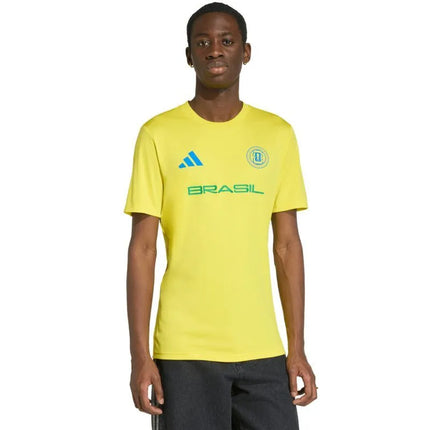 Vyriški „adidas“ Brazilijos rinktinės 26 marškinėliai, geltoni, KH2307
