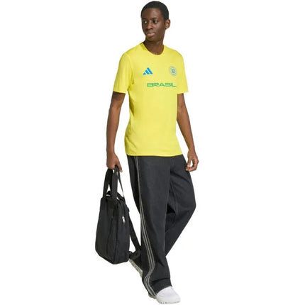 Vyriški „adidas“ Brazilijos rinktinės 26 marškinėliai, geltoni, KH2307